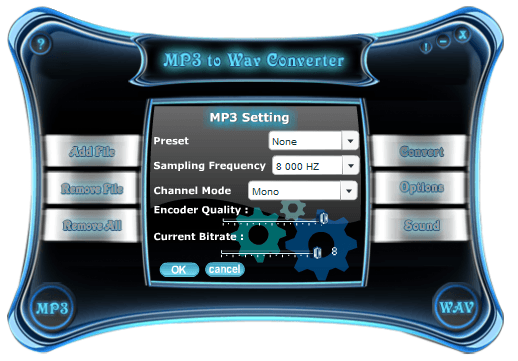 MP3 settings