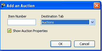 Add an auction