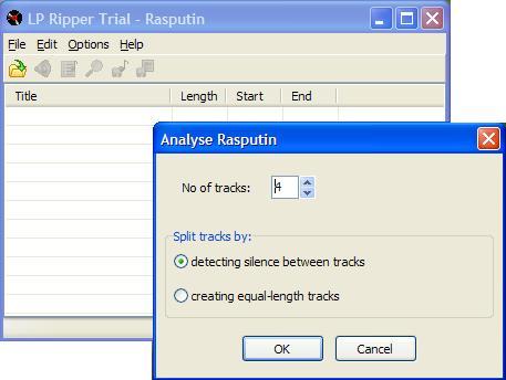 Spliting options