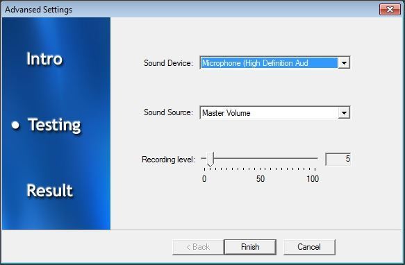 Advanced Sound Settings