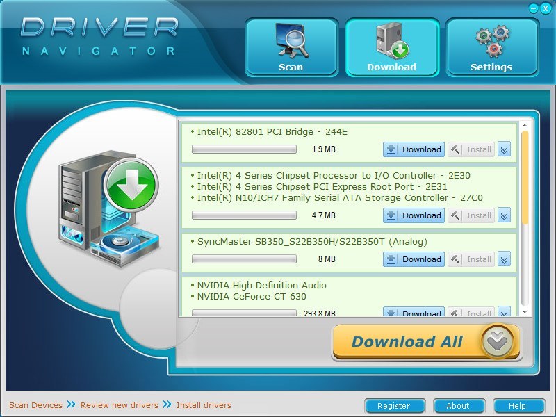 Downloading Drivers