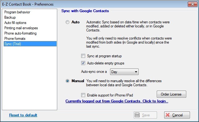 Sync With Google Contacts