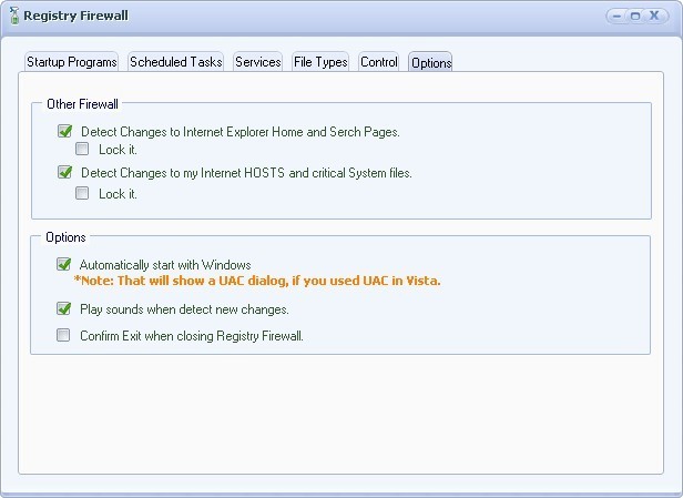 Registry Firewall