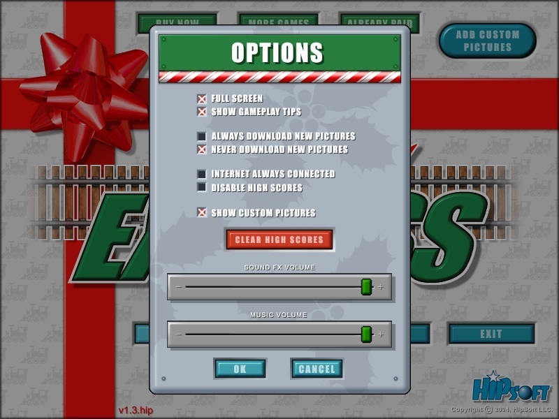 Options Screen