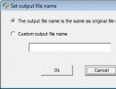 Output File Name Options