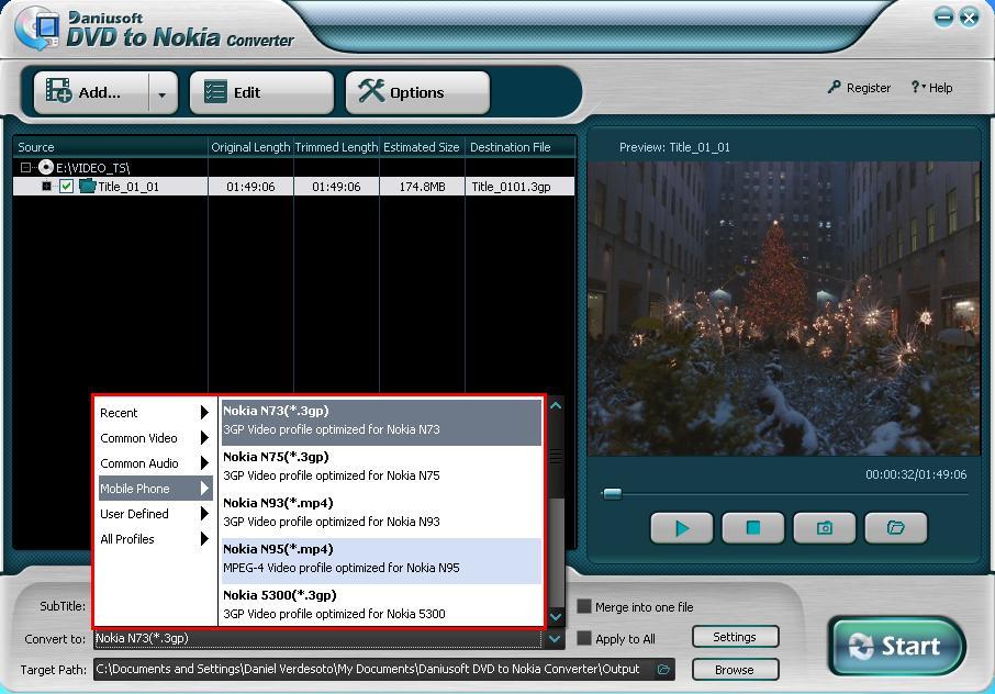 Output Profiles