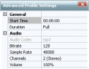 Output profile settings