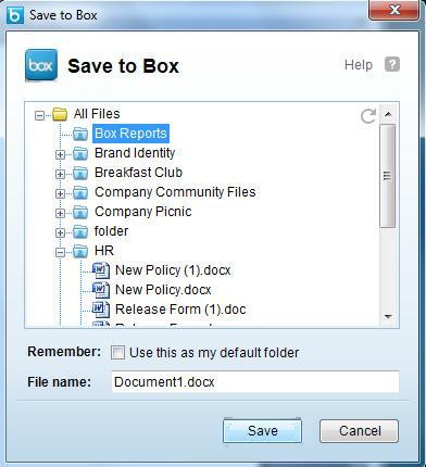 File Saving Window