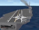 Landing on an aircraft carrier