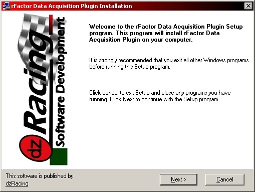 Instalation Screen