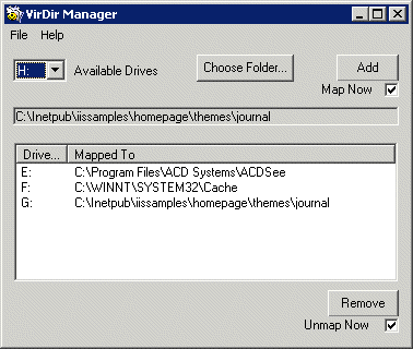 Main interface