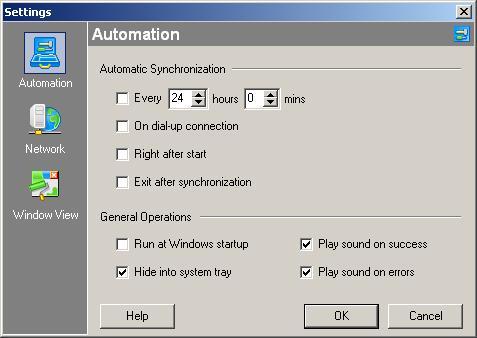 Automation Settings