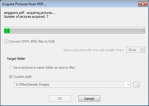 Acquire Images From PDF