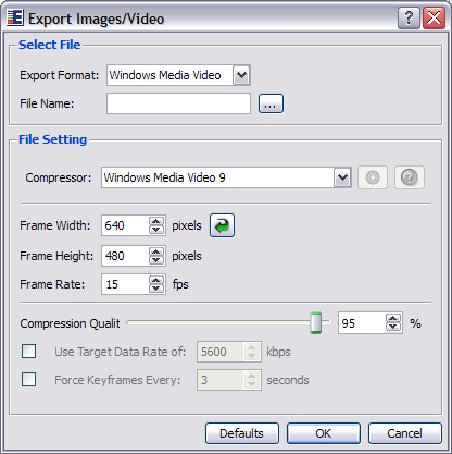 Export Images/Video