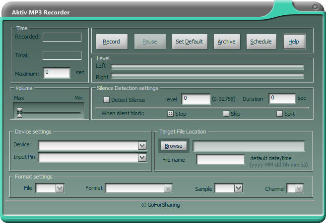 Main Interface