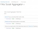 SharePoint Social Aggregator Web Part