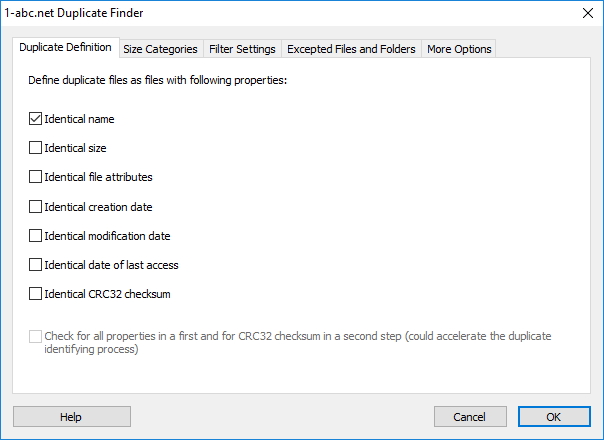 Configuring Scan Settings