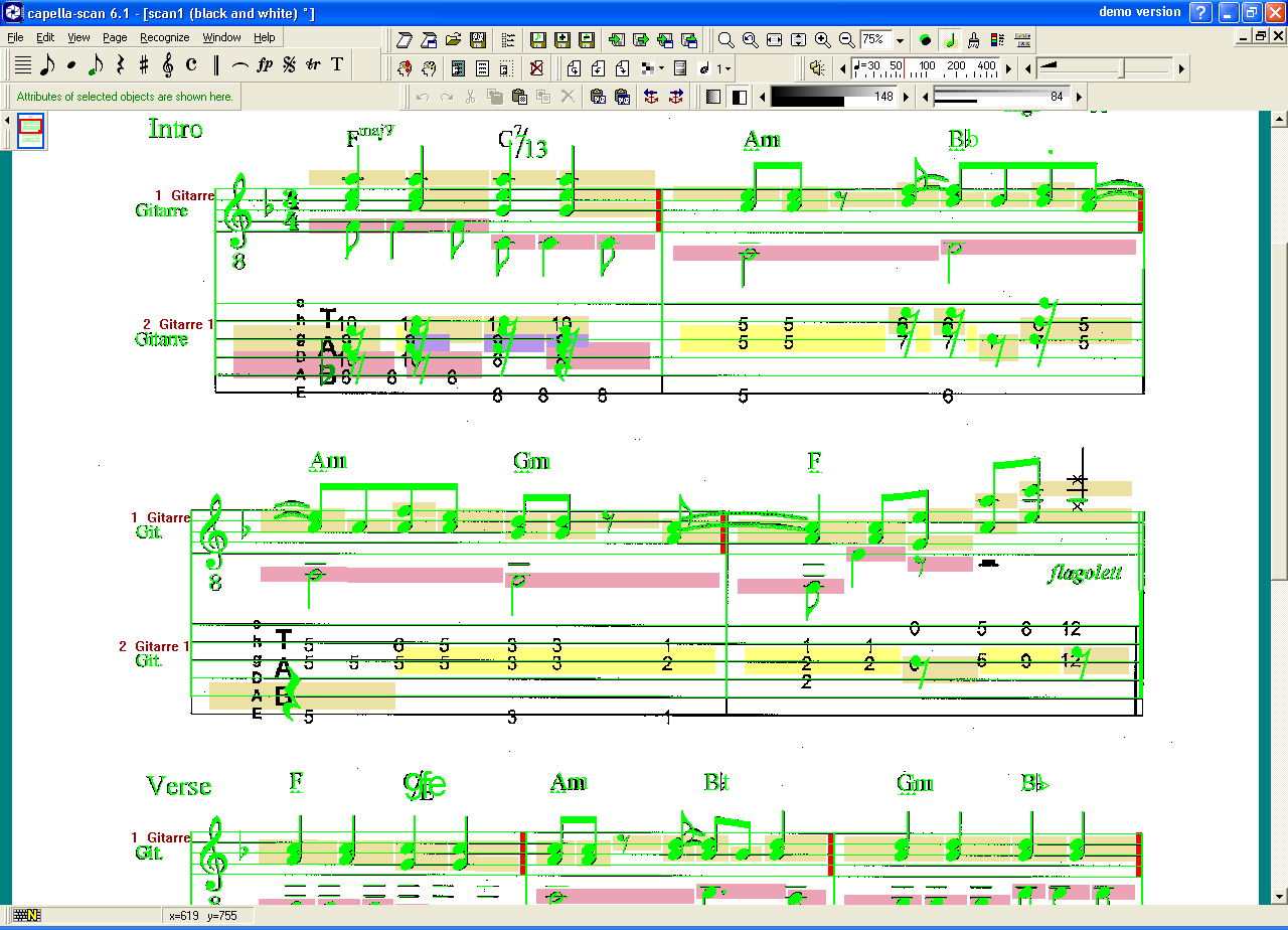 Note Recognition Process