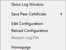 System Tray Interface