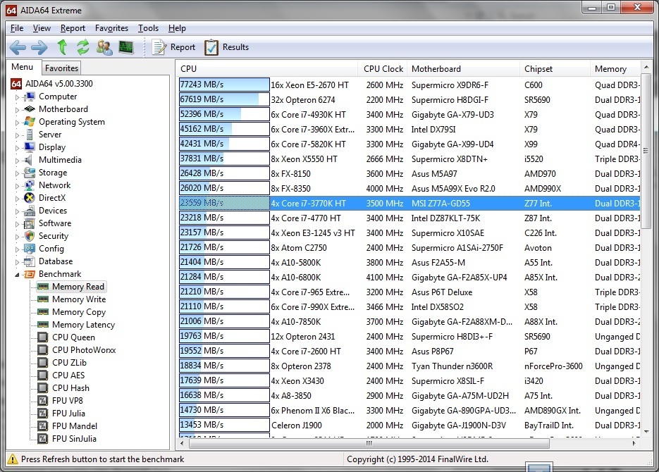 Benchmarking