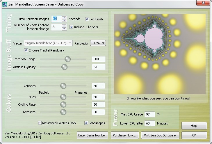 Settings Window