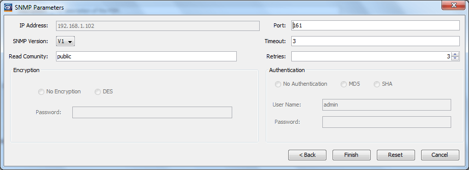 SNMP Settings