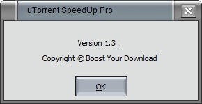 About uTorrent SpeedUp Pro 