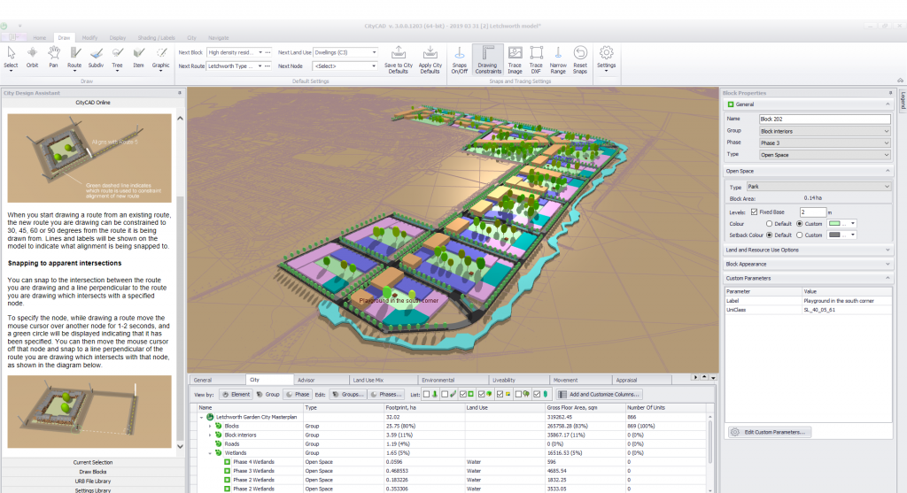 Screenshot of CityCAD 3.0