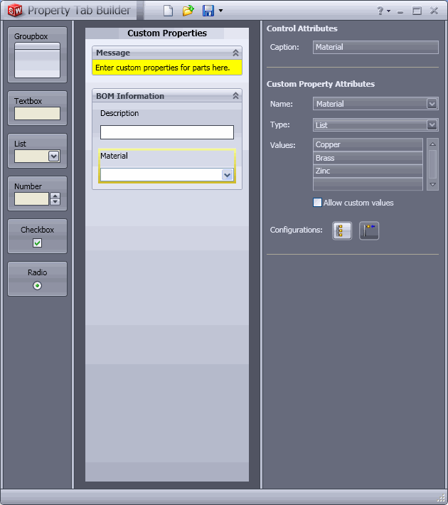 Property Tab