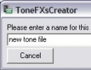 Name of ToneFx to send