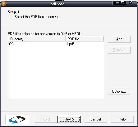 Adding input PDF files