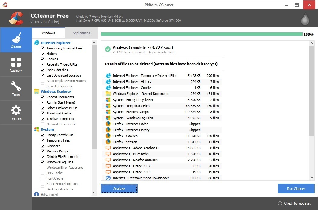 Disk Analysis Report