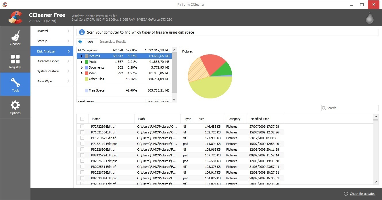 Disk Space Analyzer