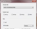 Find Lost Partitions