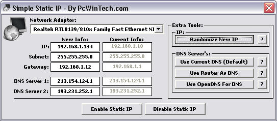 Simple Static IP