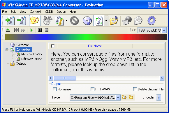 Converter window