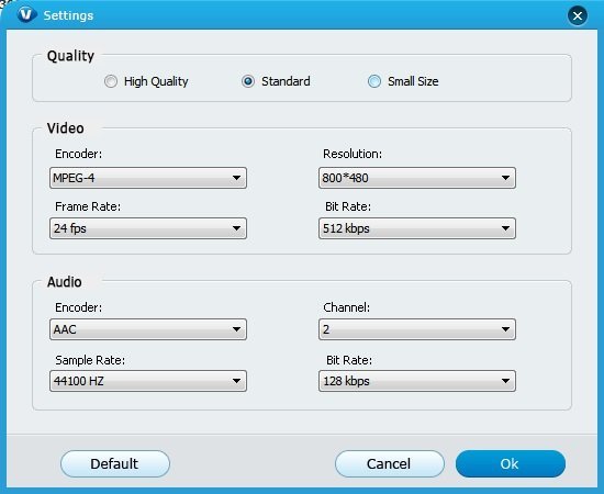 Advanced Format Settings