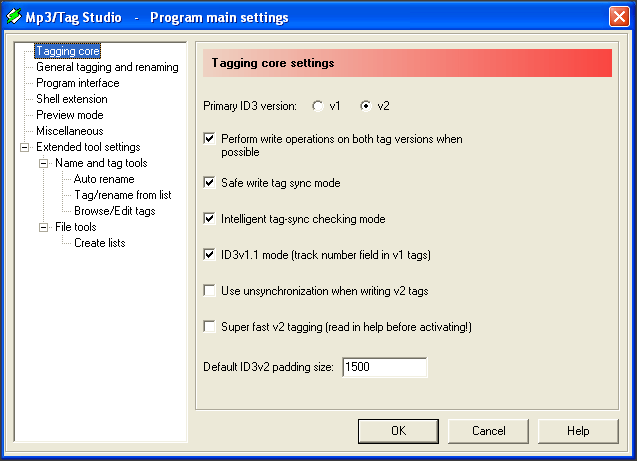 Configuration Panel