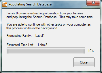 Populating Search Database