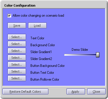 Color configuration