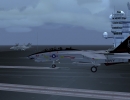 Grumman F14 Tomcats on aircraft carrier \