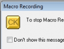 Macro Recording.