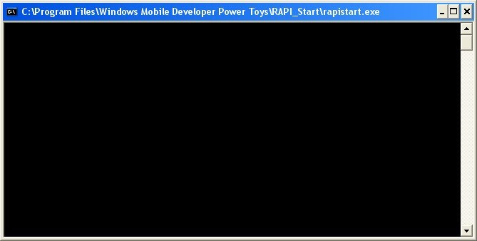 Rapi Command Line Window