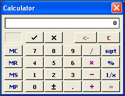 Built-in Calculator