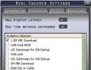 Real encoder settings