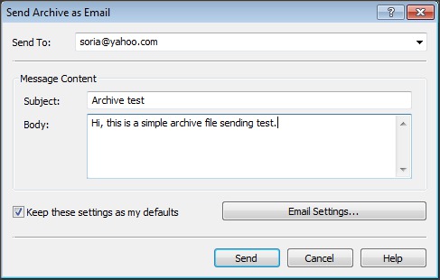E-mail Sending