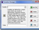 Variables manager.