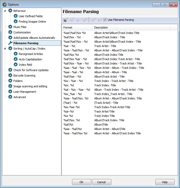 Settings Dialog