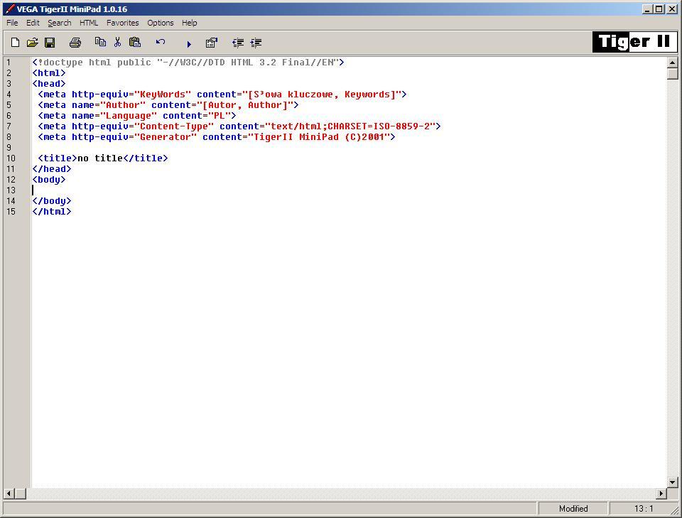HTML MiniPad Editor