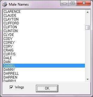 Male Names